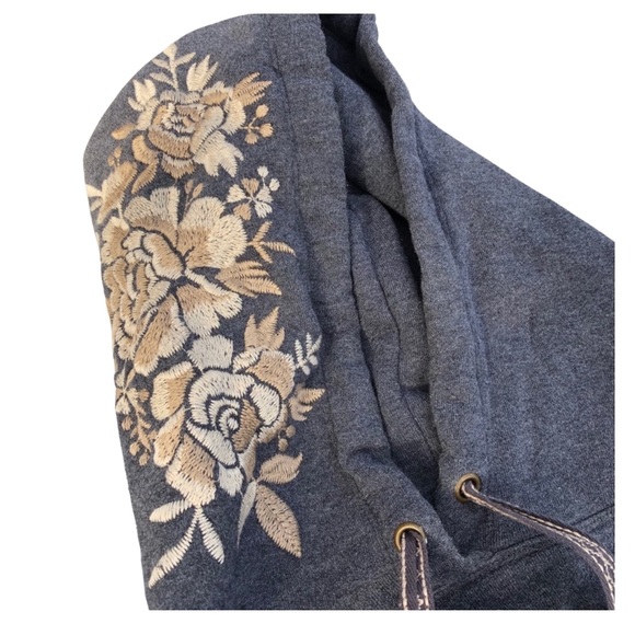 Johnny Was Olenna Embroidered Pullover Hoodie - Picture 8 of 10